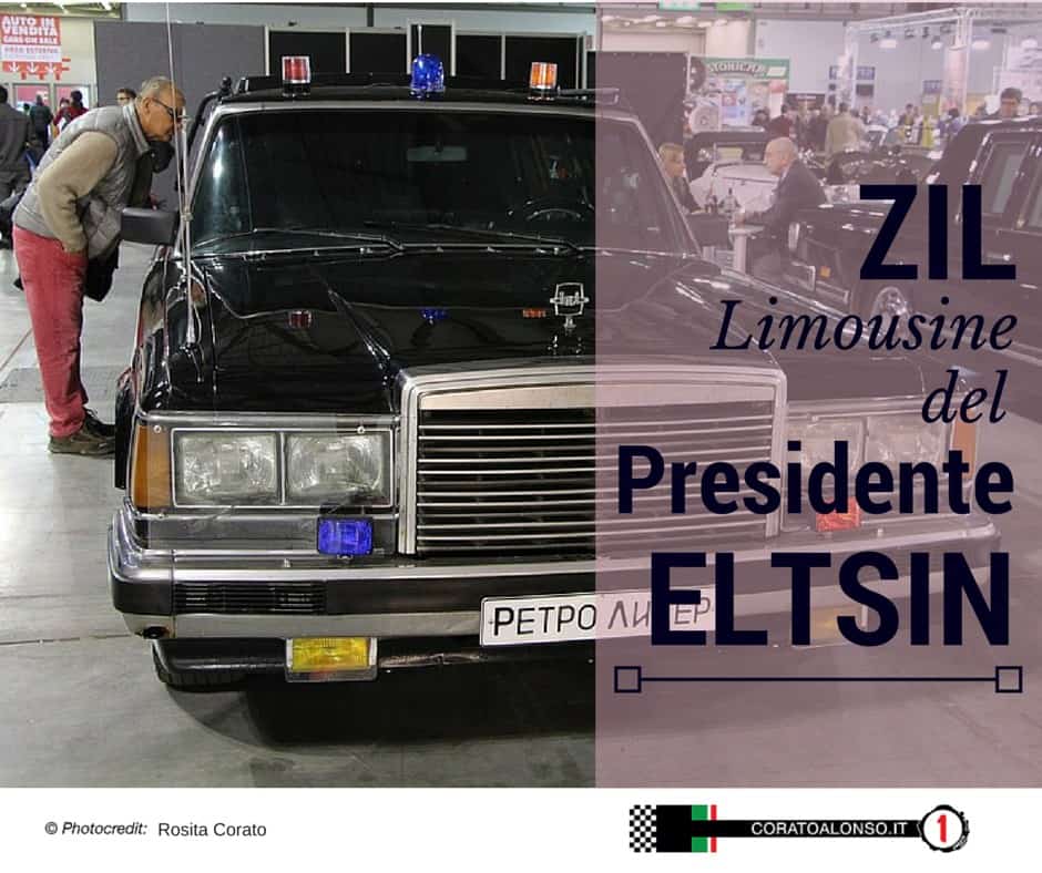 Esposta la ZIL limousine del Presidente Eltsin a Milano AutoClassica 2015