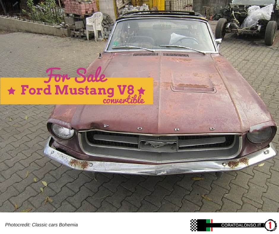 1967 Ford Mustang convertible V8: una Muscle Car in vendita