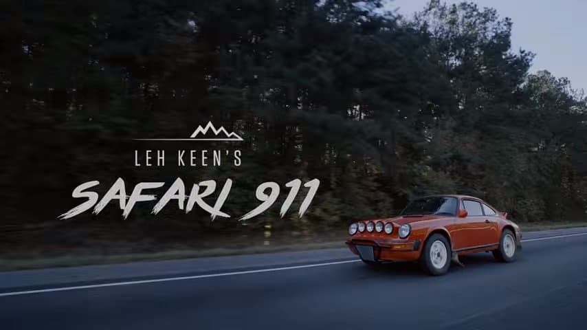 Leh Keen sfida la sua Porsche 911 Safari [VIDEO]