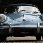 1959 Porsche 356 B roadster aetna blue